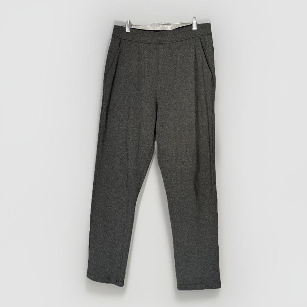 Lululemon Discipline Pant Mens Large Dark Gray Drawstring Stretch Lounge